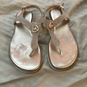Michael Kors Gold Glitter sandals